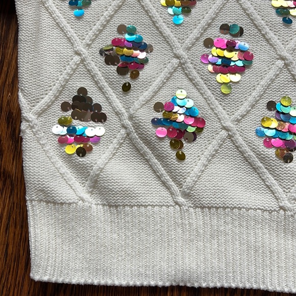 Habitual Sequin Sweater Size 7/8 - Picture 9 of 16